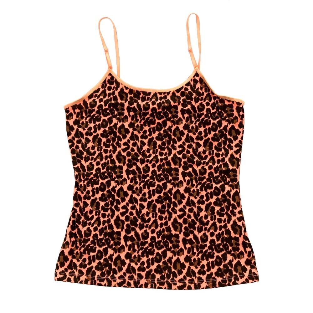 ๐ 5 for $25 ๐ Love Peace Hope by Zenana Neon Leopard Tank Tops - Picture 2 of 4